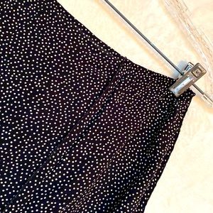 Loco Lido 100% Rayon flared swing skirt, Elas waist panel stitching